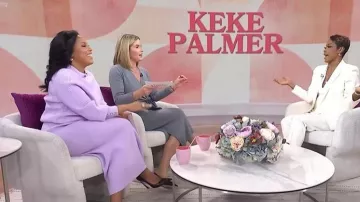 Schutz Lexi Pump in Chestnut Brown worn by Sheinelle Jones as seen in Today with Jenna & Sheinelle  on February 2, 2026