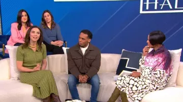 Gabriela Hearst Avant ribbed Cashmere and Silk-blend Midi Dress worn by Jennifer Wallace as seen in Tamron Hall Show on January 29, 2026