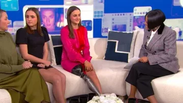 House of Harlow 1960Lotta Dress worn by Lulu Gribbin as seen in Tamron Hall Show on  January 30, 2026