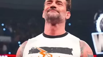 CM Punk Monday Night RAW 2026 White Tank Top worn by CM Punk in Roman Reigns chooses to challenge CM Punk at WrestleMania: Raw highlights, Feb. 2, 2026