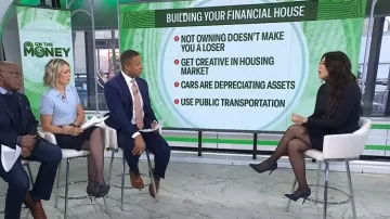 Akris Feather Front Wool Blend Pencil Skirt worn by Vivian Tu as seen in Today on February 3, 2026