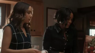 Cinq à Sept Magali Blouse worn by Athena Grant (Angela Bassett) as seen in 9-1-1 (S09E10)