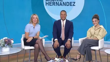 27 EDIT Naturalizer Abilyn Ankle Strap Pump worn by Laurie Hernandez as seen in Today on February 3, 2026