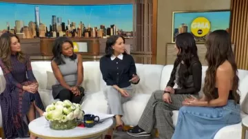 JBQ Aubrey Pant worn by Brie Bella as seen in Good Morning America on February 3, 2026