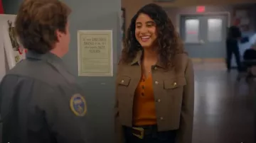 Babaton Justina Jacket worn by Emily Price (Vella Lovell) as seen in Animal Control (S04E02)