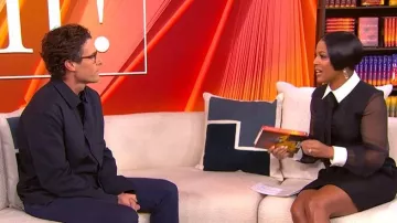 Valentino Garavani Sheer Sleeves Dress worn by Tamron Hall as seen in Tamron Hall Show on February 3, 2026