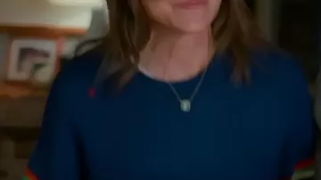 Shrinking Season 3 Christa Miller Striped Sweater worn by Liz (Christa Miller) in Shrinking