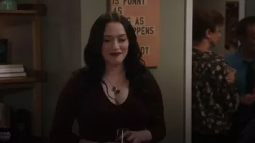 Derek Lam 10 Crosby Isabella Ruched Front Dress worn by Riley Parker (Kat Dennings) as seen in Shifting Gears (S02E13)