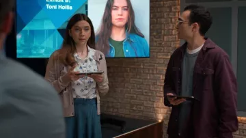 Pilcro The Aly Puff Sleeve Blouse worn by Kaia (Kay Benson) as seen in Will Trent (S04E04)