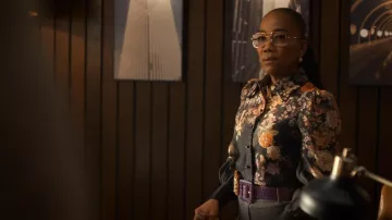 Zimmermann Pavilion Blouse worn by Amanda Wagner (Sonja Sohn) as seen in Will Trent (S04E04)