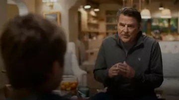 Vuori Sunday Element Half Zip worn by Derek (Ted McGinley) as seen in Shrinking(S03E02)