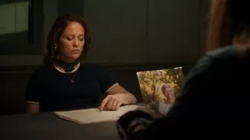J Crew Caroline Sweater worn by Angie Polaski (Erika Christensen) as seen in Will Trent (S04E04)