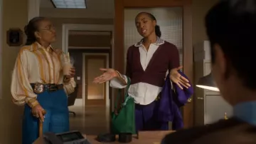 Fendi Patent Leather Belt worn by Amanda Wagner (Sonja Sohn) as seen in Will Trent (S04E05)