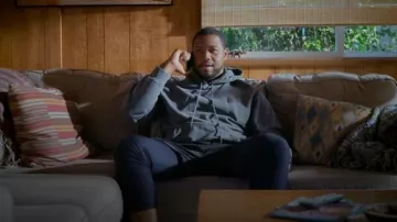 Carhartt Work In Progress Vista Logo Patch Hoodie worn by Sean (Luke Tennie) as seen in Shrinking(S03E02)