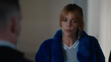 Mignonne Gavigan Pececito Drop Earrings worn by Morgan Gillory (Kaitlin Olson) as seen in High Potential (S02E12)