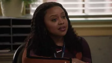 Toccin Nora Colorblocked Midi Dress worn by Janine Teagues (Quinta Brunson) as seen in Abbott Elementary (S05E13)