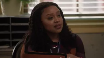 Toccin Nora Colorblocked Midi Dress worn by Janine Teagues (Quinta Brunson) as seen in Abbott Elementary (S05E13)