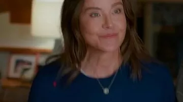 Shrinking S03 Christa Miller Rainbow Striped Sweater of Liz (Christa Miller) as seen in Shrinking