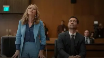 Smythe Mid-rise Stretch Bootcut Pants worn by Lorna Crane (Becki Newton) as seen in The Lincoln Lawyer(S04E01)