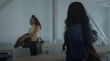 Rebecca Minkoff Leather Trim Shoulder Bag worn by Izzy Letts (Jazz Raycole) as seen in The Lincoln Lawyer(S04E01)