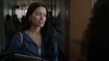 UO Animal Pattern Paneled Short Sleeve Shirt worn by Grace (Gigi Zumbado) as seen in The Lincoln Lawyer(S04E01)