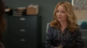 L'Agence Tyler Blouse worn by Lorna Crane (Becki Newton) as seen in The Lincoln Lawyer(S04E04)