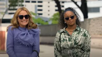 Garrett Leight Crosby S 44 Sunglasses worn by Izzy Letts (Jazz Raycole) as seen in The Lincoln Lawyer(S04E09)