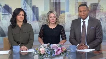 Lisi Lerch Mila Hoop Earring worn by Dylan Dreyer as seen in Today on February 5, 2026