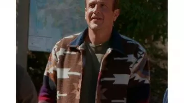 Shrinking S03 Jason Segel Peguche Jacket worn by Jimmy (Jason Segel) as seen in Shrinking