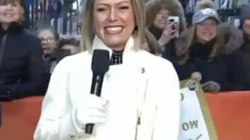 The Today Show 2026 Dylan Dreyer Ruffle Coat as seen in Today