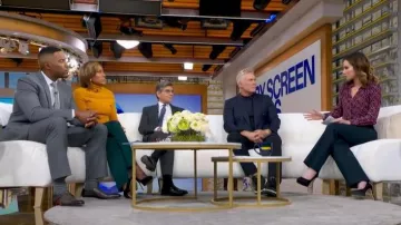 Isabel Marant Lamia Top worn by Rebecca Jarvis as seen in Good Morning America on February 4, 2026