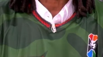 Green & Orange Jersey worn by Self - Co-Host (Whoopi Goldberg) in The View