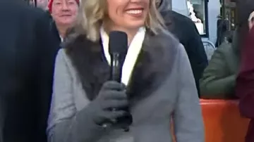 The Today Show 2026 Dylan Dreyer Grey Ombre Coat