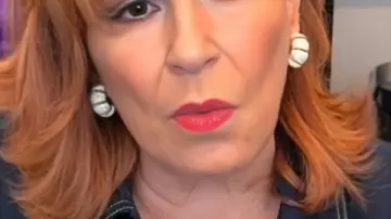 The View 2026 Joy Behar Cropped Jacket In Navy of Joy Behar in The View