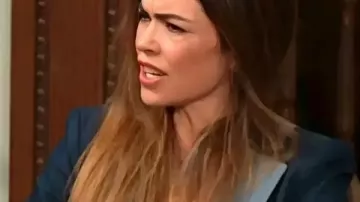 Y&R 2026 Amelia Heinle Two-Tone Blazer as seen in The Young and the Restless