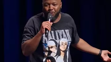 Kevin Fredericks A Freestyle Comedy Show Black Shirt of Kevin Fredericks as seen in Bald Brothers: A Freestyle Comedy Show