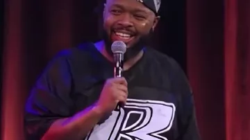 Kevin Fredericks Bald Brothers: A Freestyle Comedy Show Black Jersey worn by Kevin Fredericks as seen in Bald Brothers: A Freestyle Comedy Show