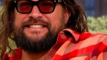 This Morning Jason Momoa Check Shirt as seen in This Morning