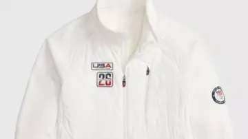Olympic Team USA 2026 Hybrid White Jacket