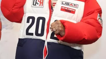 Puffer Jacket worn by Snoop Dogg in Milan-Cortina Winter Olympics