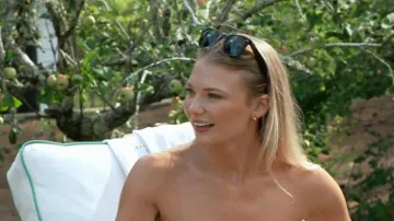 Ray Ban RB2140 Original Wayfarer Classic Square Shape Sunglasses worn by Charley Manley as seen in Southern Charm (S11E10)