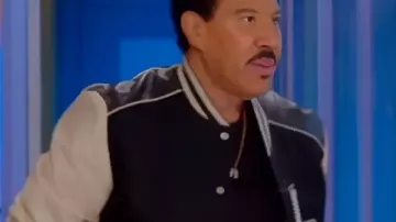 American Idol S24 Lionel Richie Varsity Jacket worn by Self - Judge (Lionel Richie) as seen in American Idol