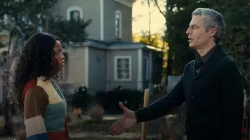 Levis Mens Shawl Collar Sweater worn by Gary Wilson (Justin Kirk) as seen in The 'Burbs (S01E02)