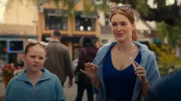 Lululemon Scuba Oversized Full-Zip Hoodie worn by Lauren as seen in The 'Burbs (S01E02)