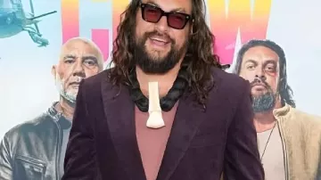 The Wrecking Crew NY Screening Jason Momoa Velvet Blazer in The Wrecking Crew – Official Trailer | Prime Video