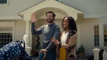 House of Aama Silhouette Cardigan Sweater worn by Samira (Keke Palmer) as seen in The 'Burbs (S01E08)