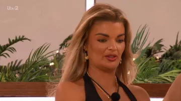Saith Cross Drop Down Earrings worn by Helena Ford as seen in Love Island: All Stars (S03E20)