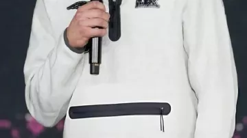 Sweatshirt worn by Drake Maye in Best Moments from Super Bowl LX Opening Night