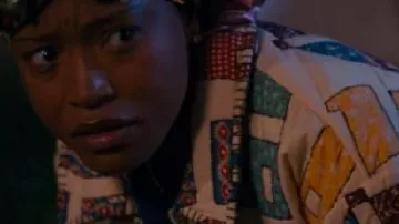 The Burbs Keke Palmer House Printed Jacket worn by Samira (Keke Palmer) as seen in The 'Burbs (S01)