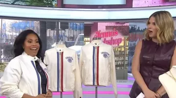 Champion Game Day Full Zip Top worn by Sheinelle Jones as seen in Today with Jenna & Sheinelle  on  February 6, 2026
